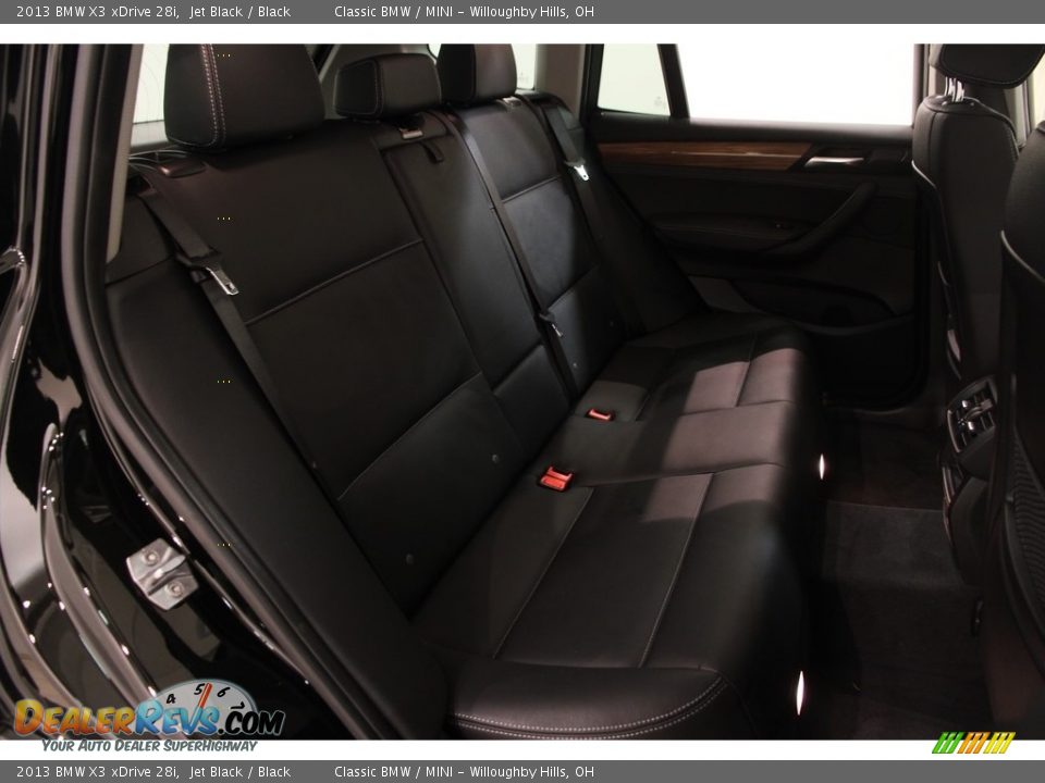 2013 BMW X3 xDrive 28i Jet Black / Black Photo #19