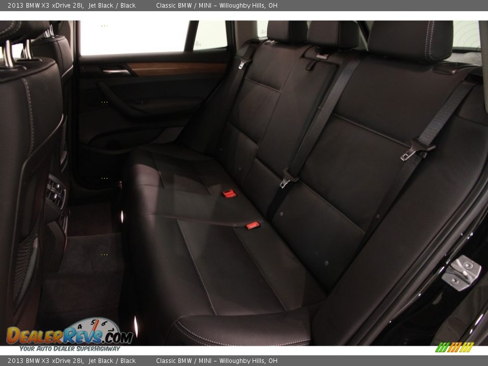 2013 BMW X3 xDrive 28i Jet Black / Black Photo #20