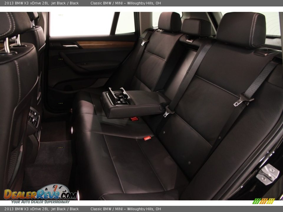 2013 BMW X3 xDrive 28i Jet Black / Black Photo #21