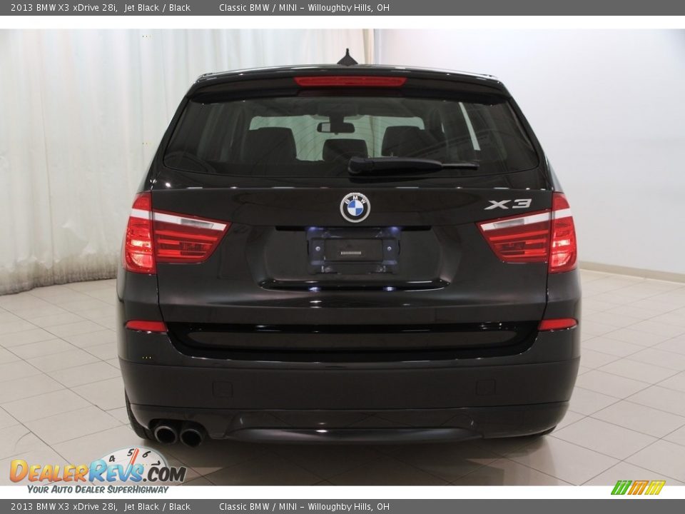 2013 BMW X3 xDrive 28i Jet Black / Black Photo #22