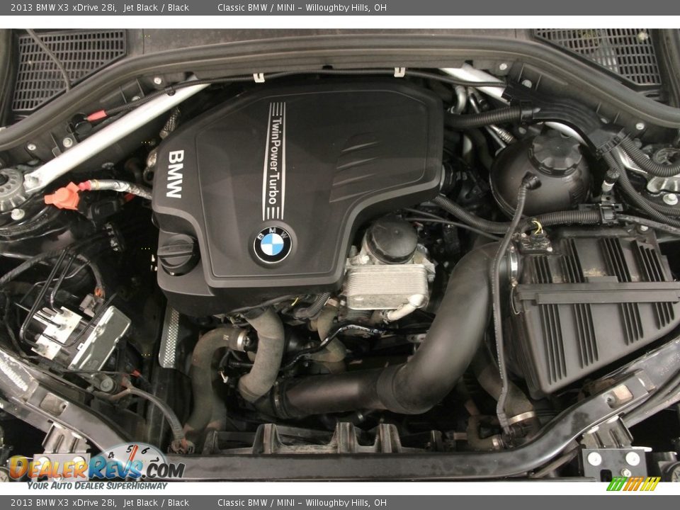 2013 BMW X3 xDrive 28i Jet Black / Black Photo #23