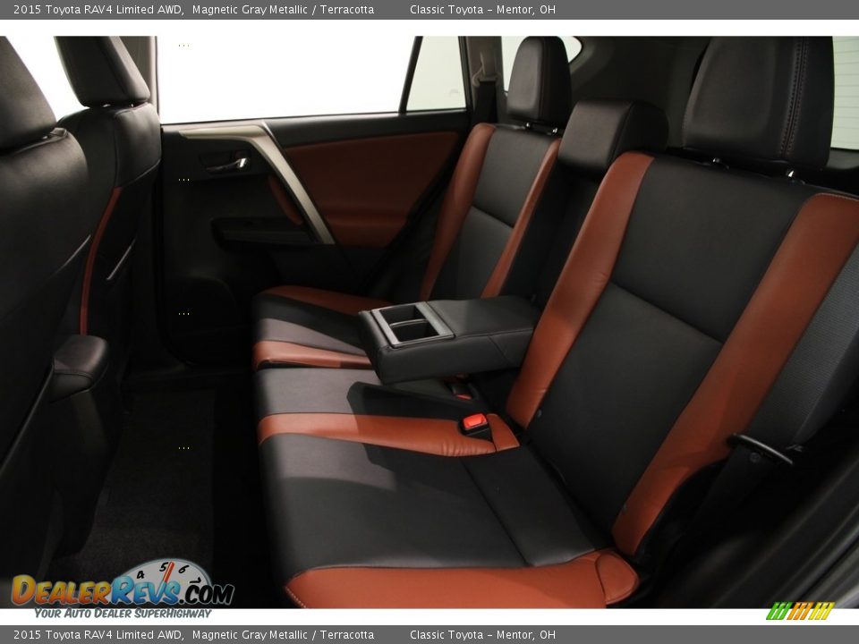 2015 Toyota RAV4 Limited AWD Magnetic Gray Metallic / Terracotta Photo #17