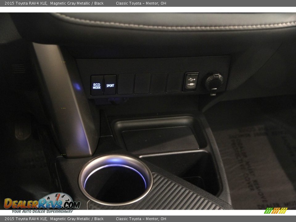 2015 Toyota RAV4 XLE Magnetic Gray Metallic / Black Photo #11