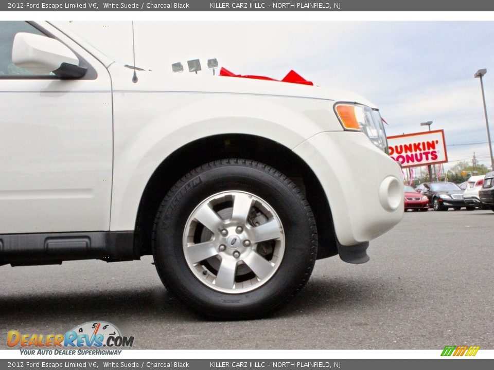 2012 Ford Escape Limited V6 White Suede / Charcoal Black Photo #14
