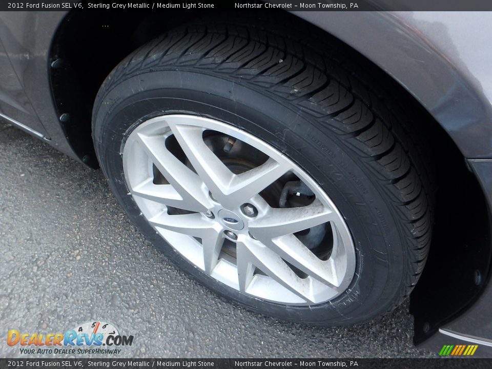 2012 Ford Fusion SEL V6 Sterling Grey Metallic / Medium Light Stone Photo #12