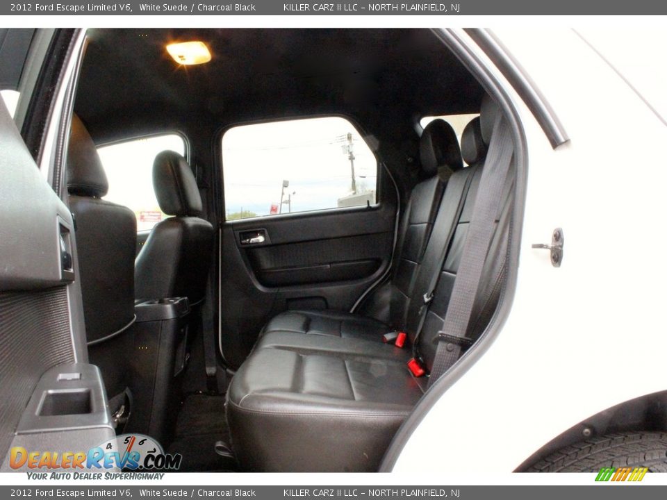 2012 Ford Escape Limited V6 White Suede / Charcoal Black Photo #26