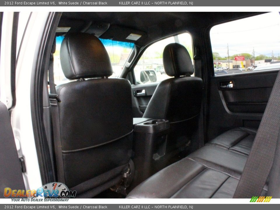 2012 Ford Escape Limited V6 White Suede / Charcoal Black Photo #27