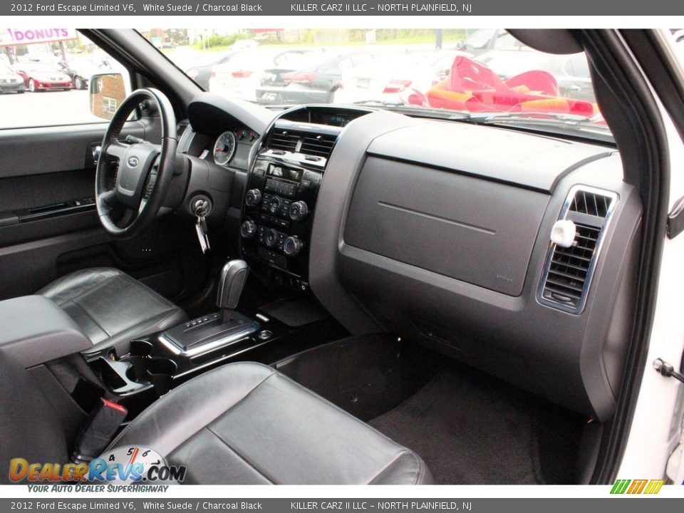 2012 Ford Escape Limited V6 White Suede / Charcoal Black Photo #29
