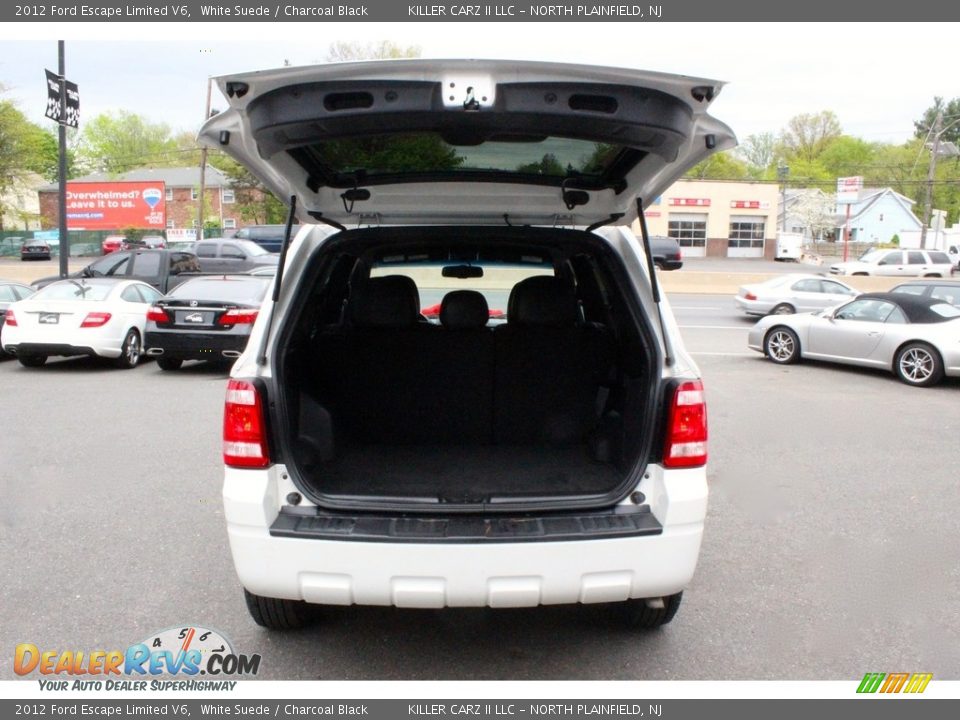2012 Ford Escape Limited V6 White Suede / Charcoal Black Photo #36