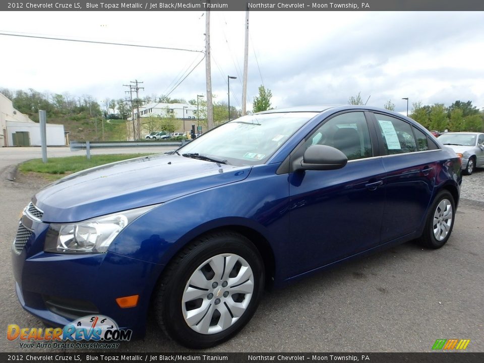 2012 Chevrolet Cruze LS Blue Topaz Metallic / Jet Black/Medium Titanium Photo #1