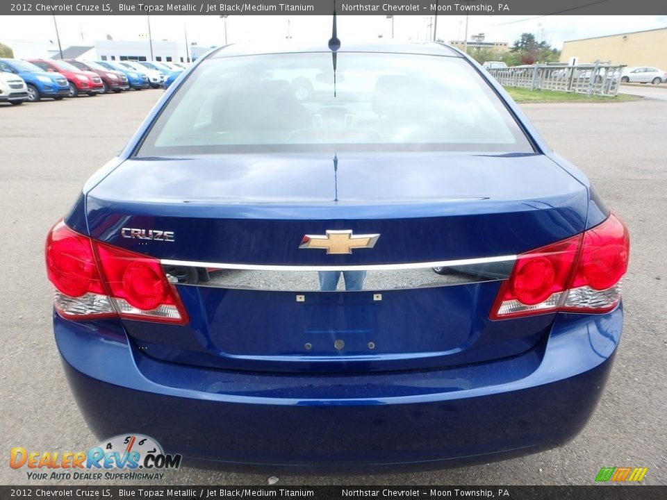 2012 Chevrolet Cruze LS Blue Topaz Metallic / Jet Black/Medium Titanium Photo #3