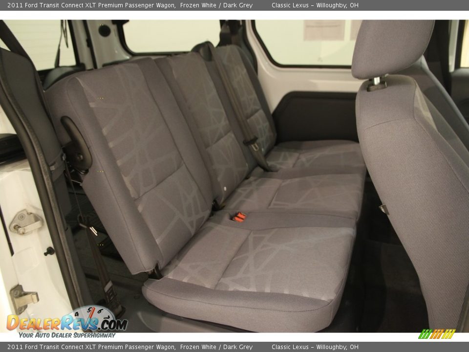 2011 Ford Transit Connect XLT Premium Passenger Wagon Frozen White / Dark Grey Photo #13