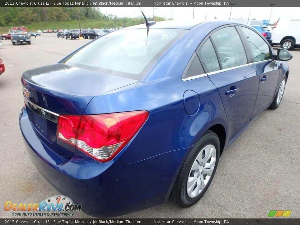 2012 Chevrolet Cruze LS Blue Topaz Metallic / Jet Black/Medium Titanium Photo #4