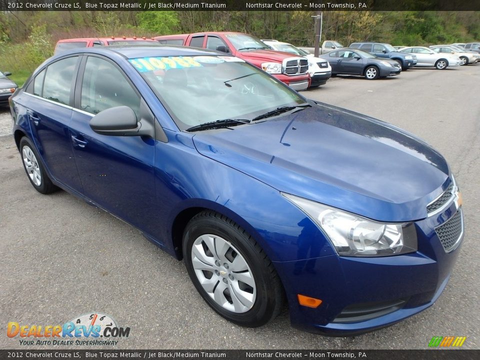 2012 Chevrolet Cruze LS Blue Topaz Metallic / Jet Black/Medium Titanium Photo #5