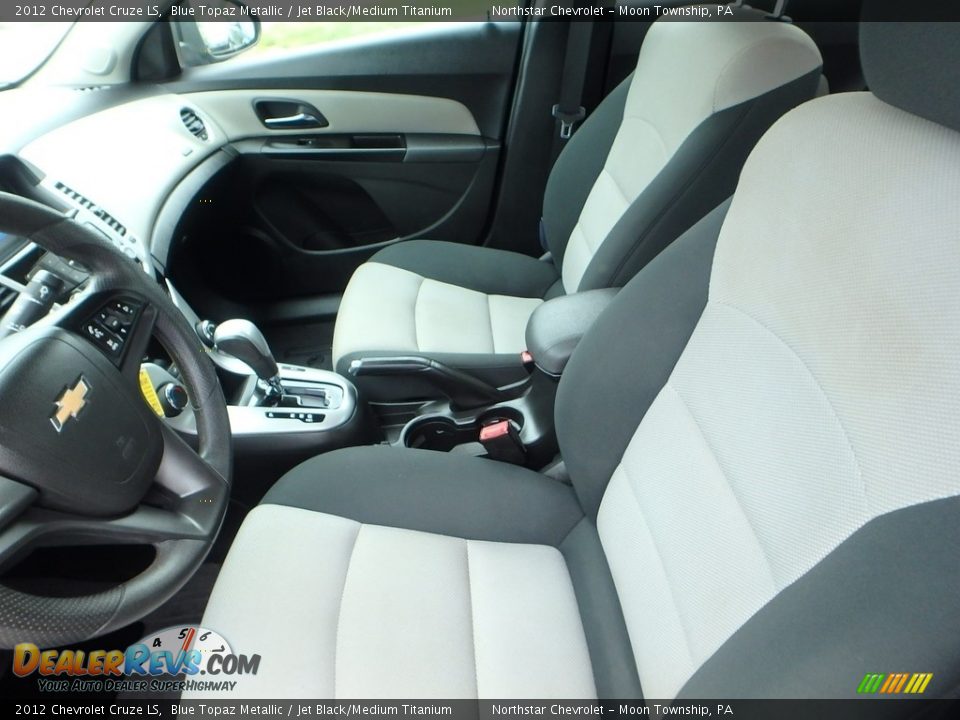 2012 Chevrolet Cruze LS Blue Topaz Metallic / Jet Black/Medium Titanium Photo #8
