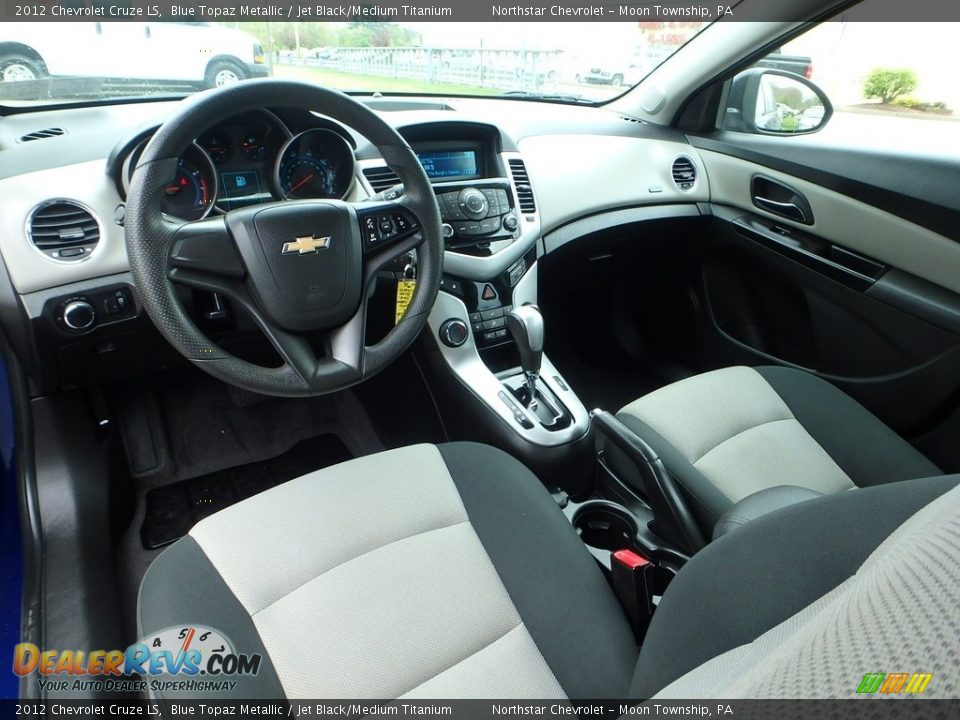 2012 Chevrolet Cruze LS Blue Topaz Metallic / Jet Black/Medium Titanium Photo #10