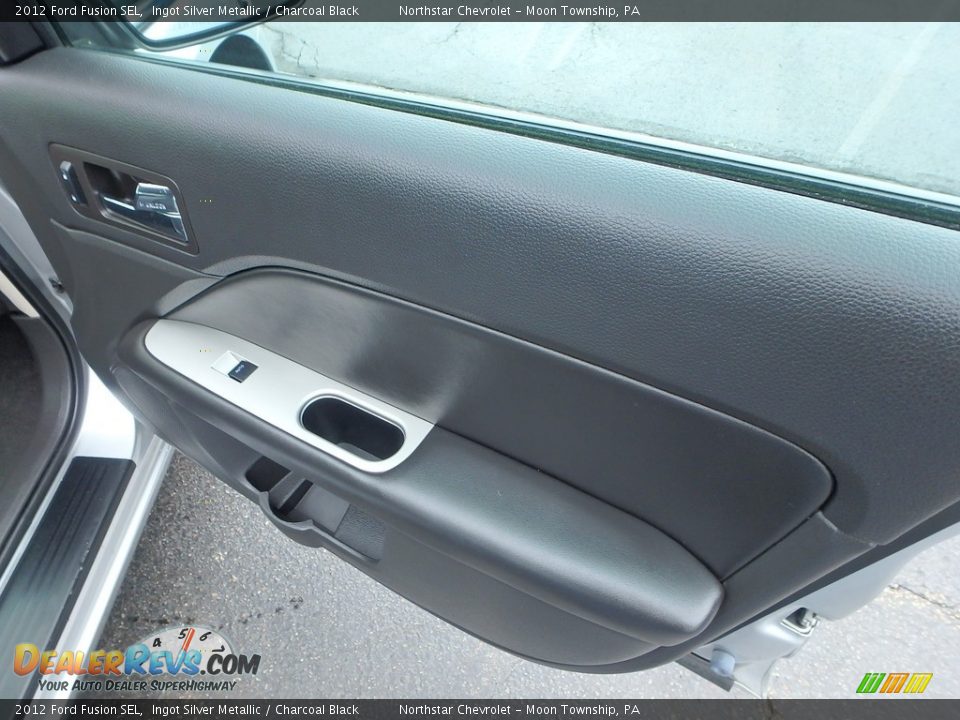 2012 Ford Fusion SEL Ingot Silver Metallic / Charcoal Black Photo #16