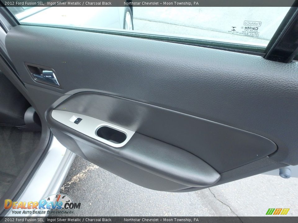 2012 Ford Fusion SEL Ingot Silver Metallic / Charcoal Black Photo #19