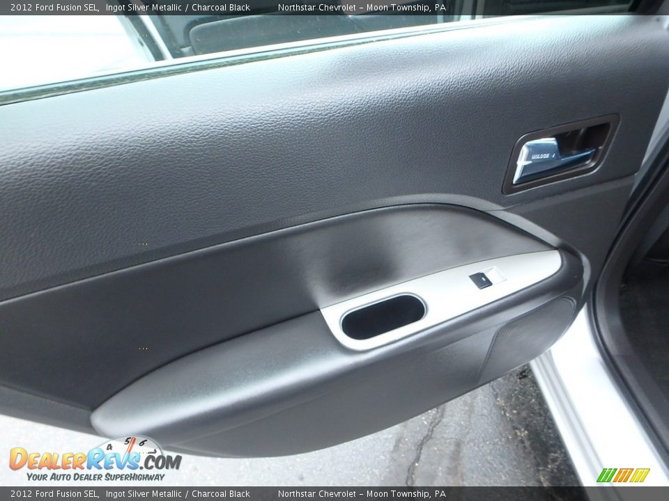 2012 Ford Fusion SEL Ingot Silver Metallic / Charcoal Black Photo #23