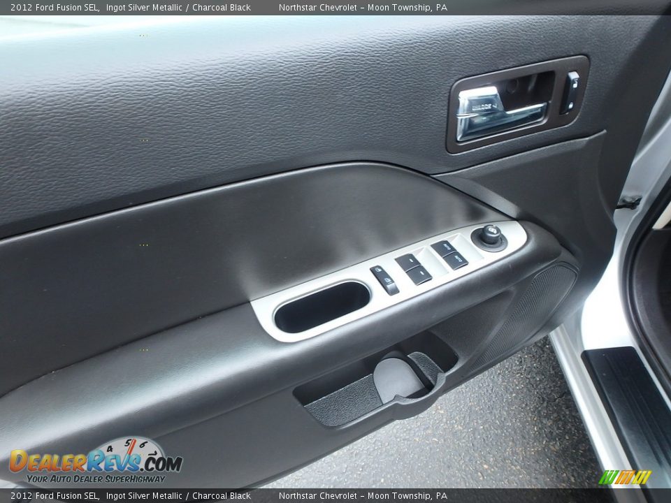 2012 Ford Fusion SEL Ingot Silver Metallic / Charcoal Black Photo #24