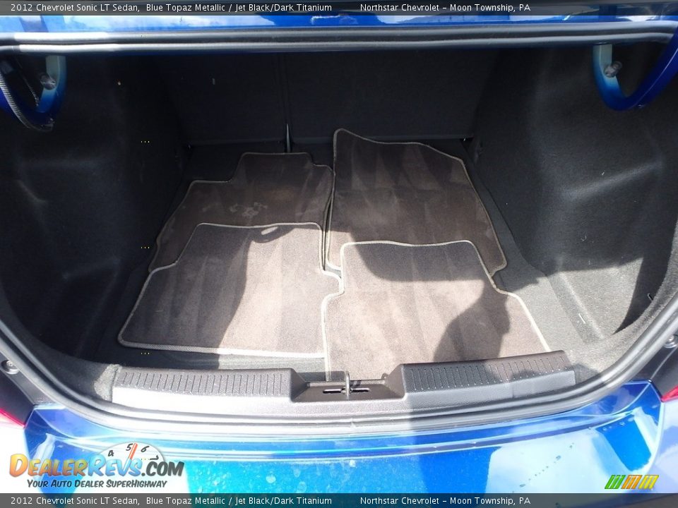 2012 Chevrolet Sonic LT Sedan Blue Topaz Metallic / Jet Black/Dark Titanium Photo #7