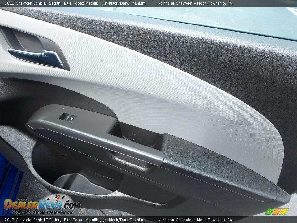 2012 Chevrolet Sonic LT Sedan Blue Topaz Metallic / Jet Black/Dark Titanium Photo #17