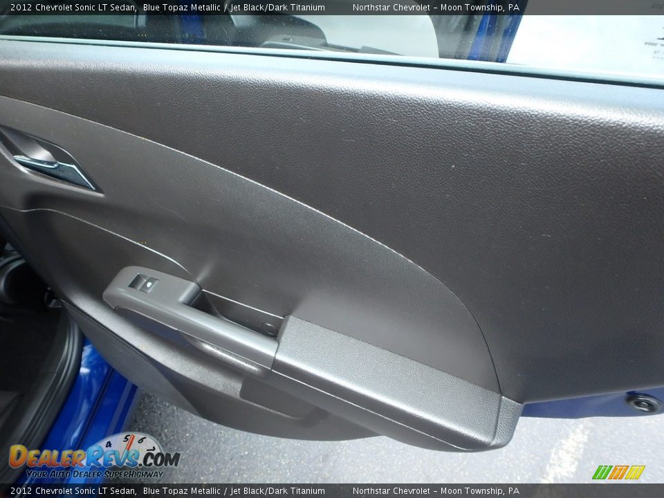 2012 Chevrolet Sonic LT Sedan Blue Topaz Metallic / Jet Black/Dark Titanium Photo #19