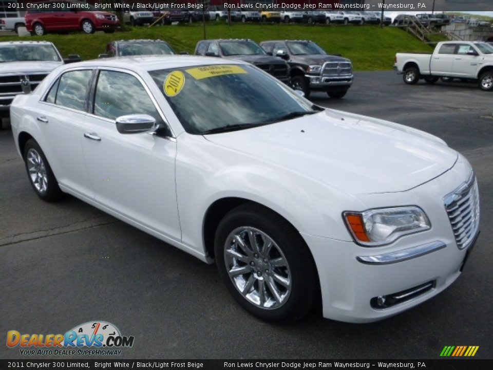 2011 Chrysler 300 Limited Bright White / Black/Light Frost Beige Photo #11