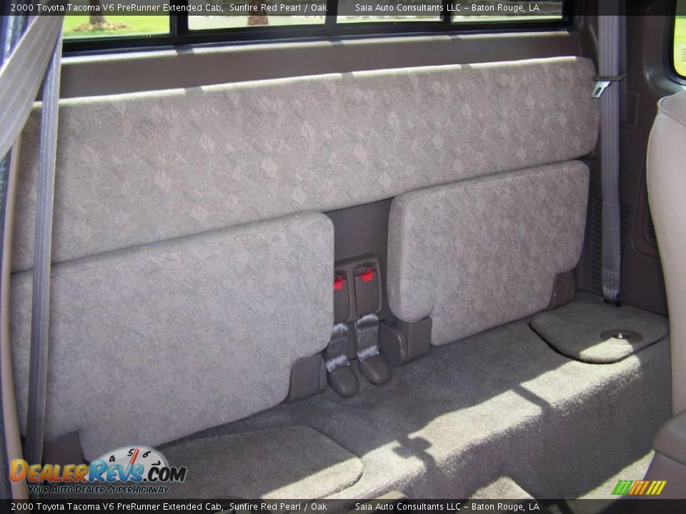 2000 Toyota Tacoma V6 PreRunner Extended Cab Sunfire Red Pearl / Oak Photo #10