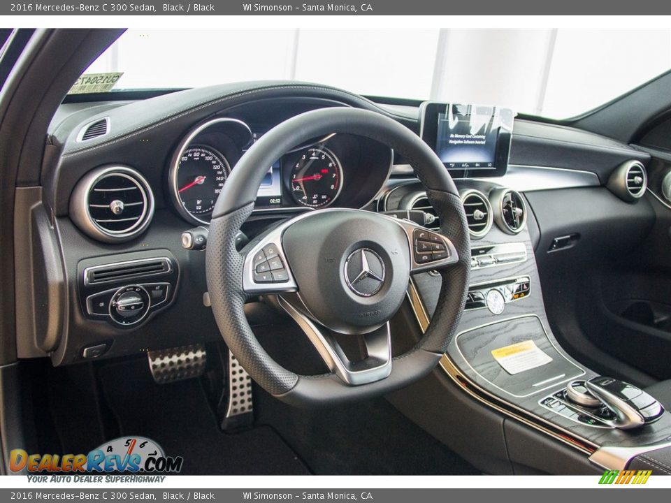 2016 Mercedes-Benz C 300 Sedan Black / Black Photo #5