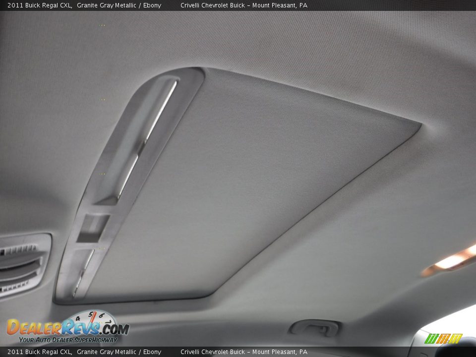 2011 Buick Regal CXL Granite Gray Metallic / Ebony Photo #22