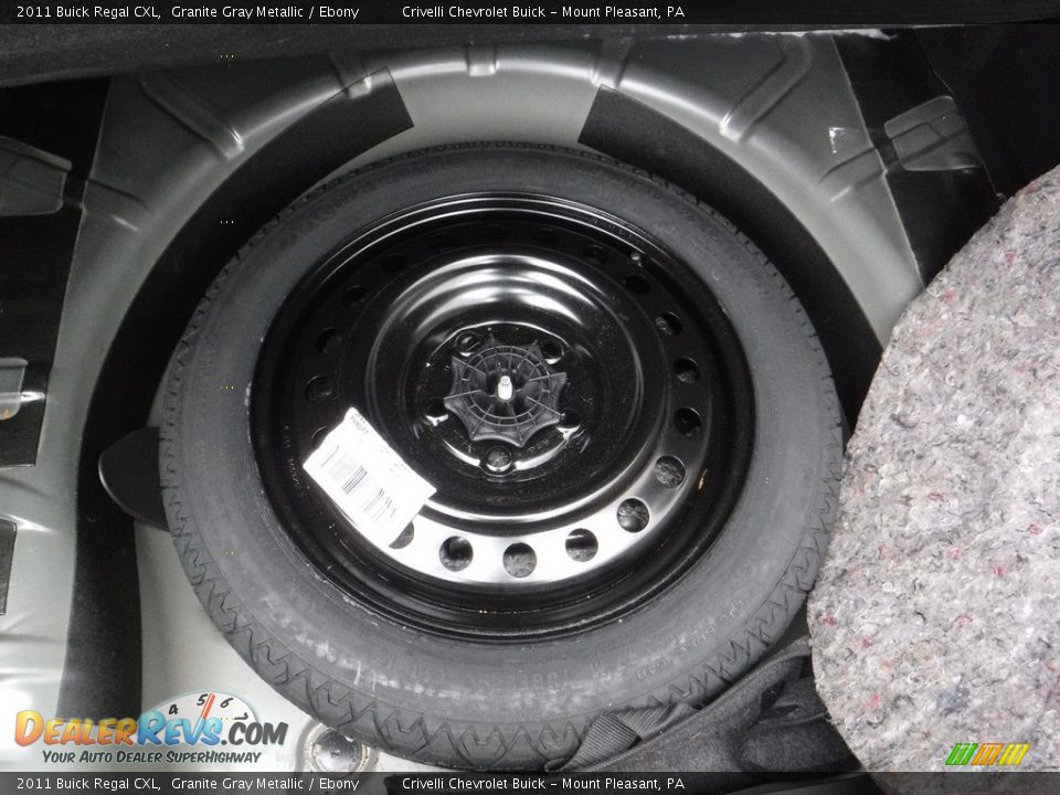 2011 Buick Regal CXL Granite Gray Metallic / Ebony Photo #29
