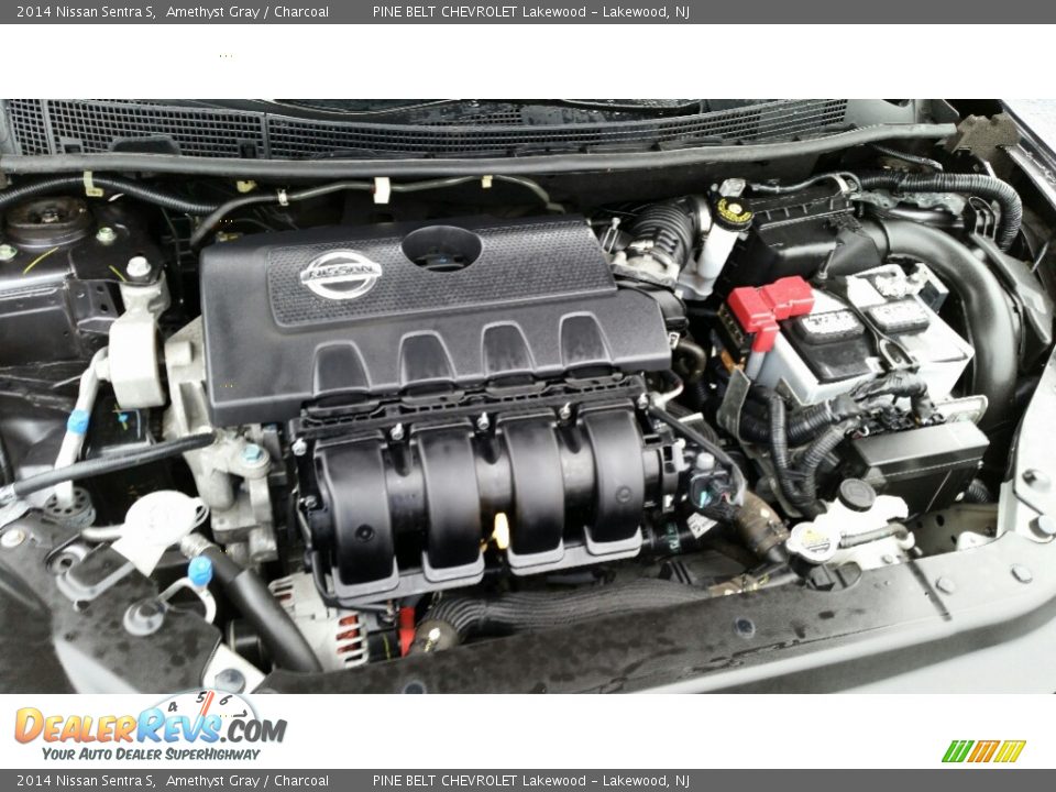 2014 Nissan Sentra S Amethyst Gray / Charcoal Photo #25
