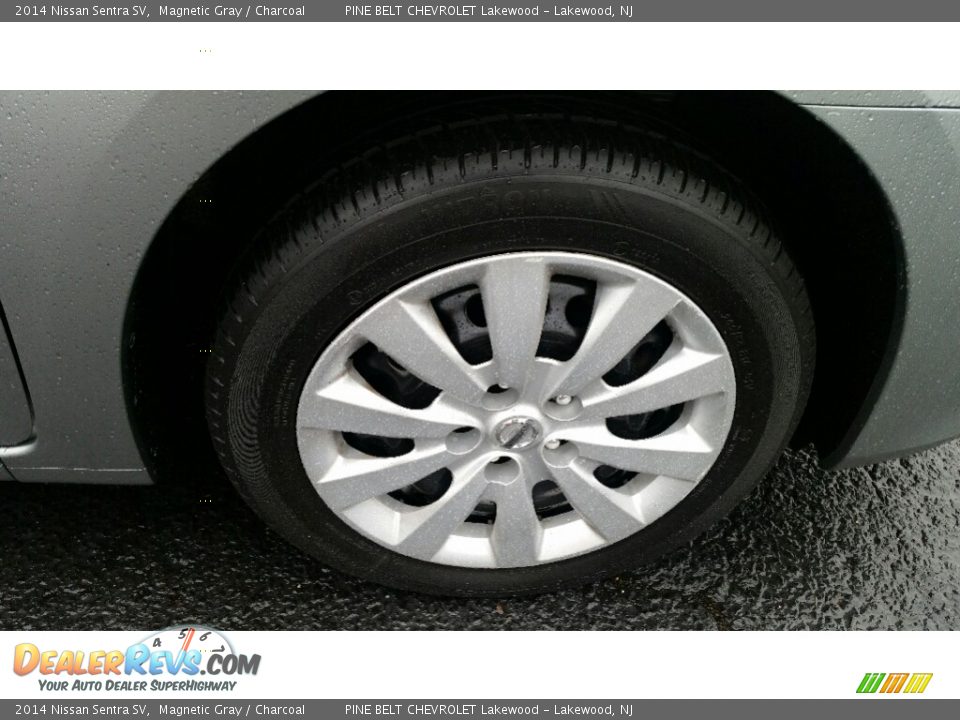 2014 Nissan Sentra SV Magnetic Gray / Charcoal Photo #4