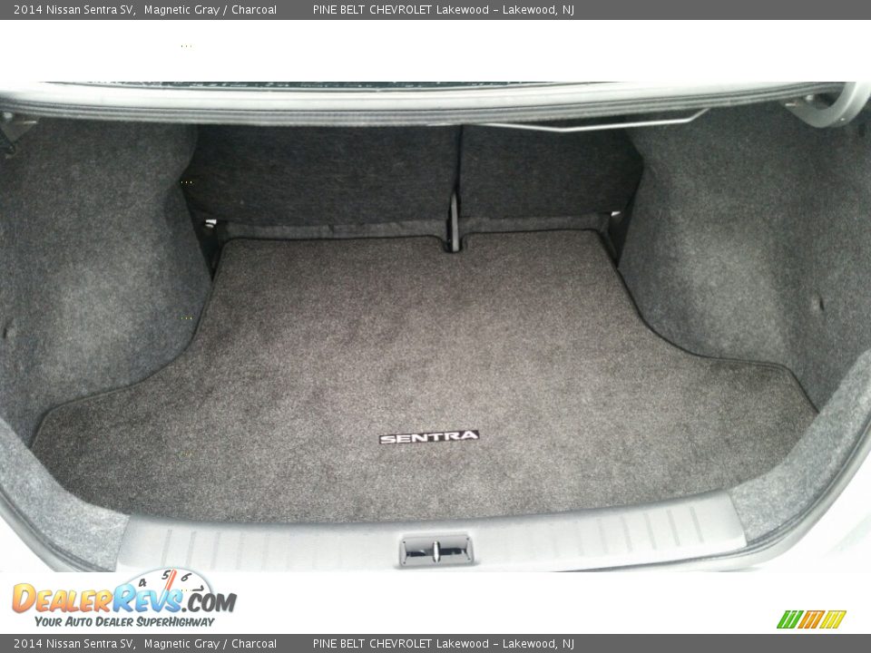 2014 Nissan Sentra SV Magnetic Gray / Charcoal Photo #21