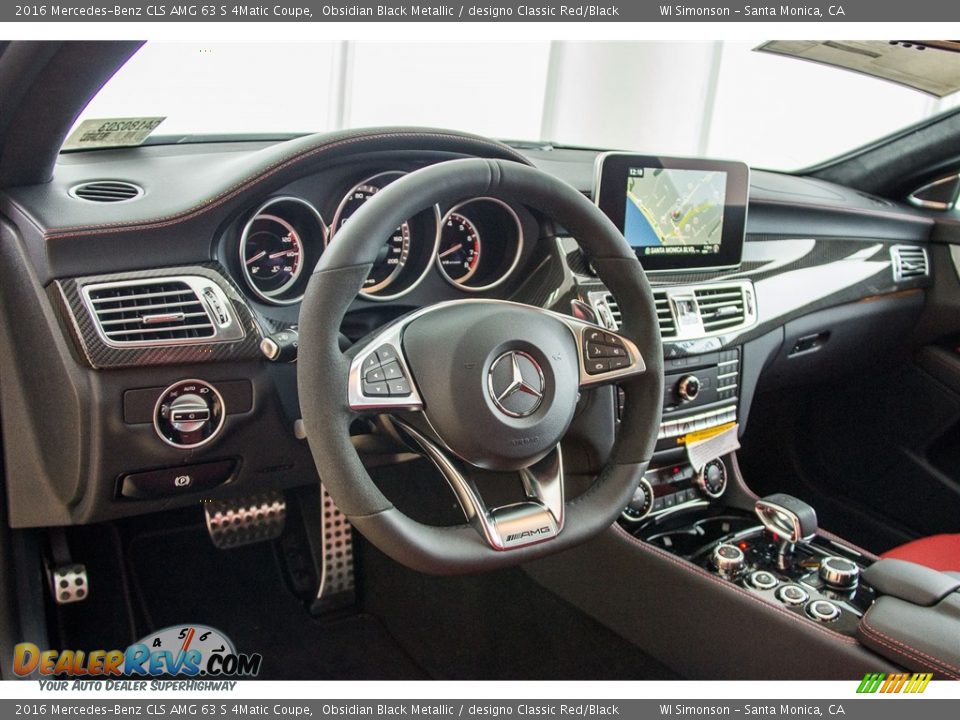 designo Classic Red/Black Interior - 2016 Mercedes-Benz CLS AMG 63 S 4Matic Coupe Photo #5