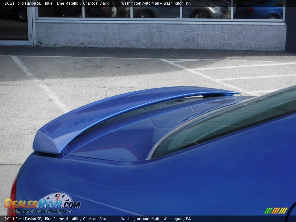 2011 Ford Fusion SE Blue Flame Metallic / Charcoal Black Photo #5