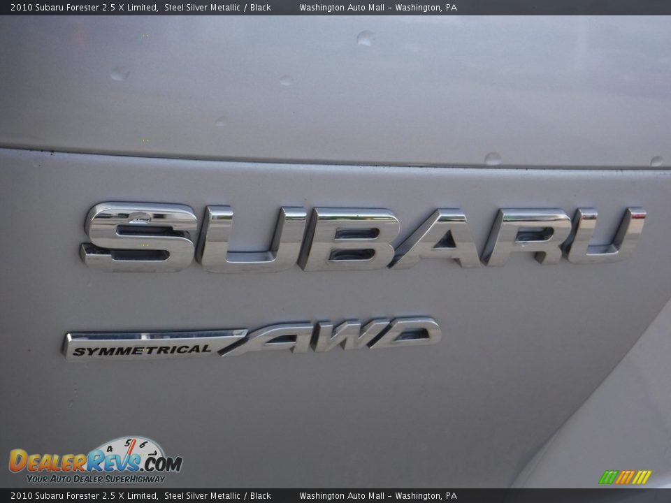 2010 Subaru Forester 2.5 X Limited Steel Silver Metallic / Black Photo #10