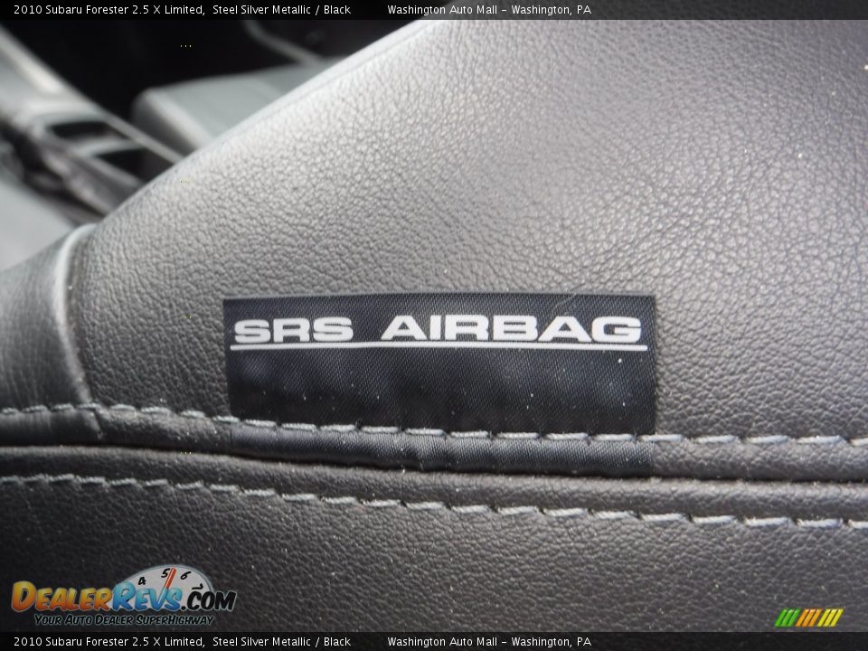 2010 Subaru Forester 2.5 X Limited Steel Silver Metallic / Black Photo #15