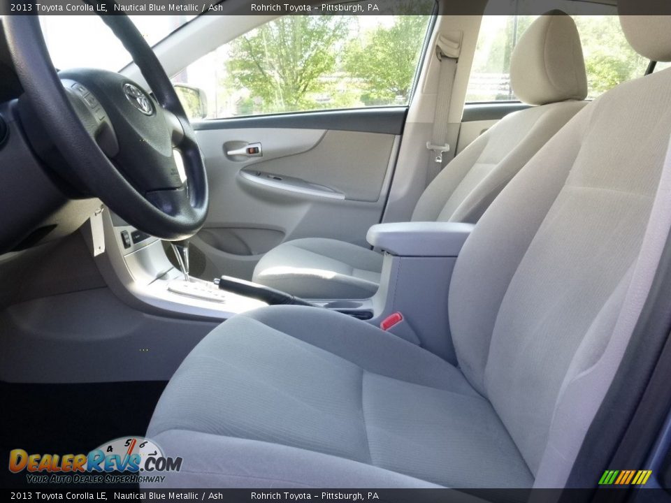 2013 Toyota Corolla LE Nautical Blue Metallic / Ash Photo #5
