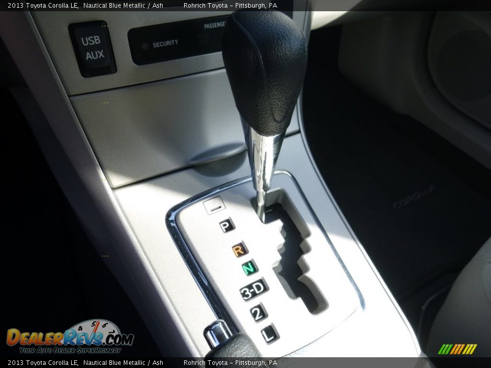 2013 Toyota Corolla LE Nautical Blue Metallic / Ash Photo #8