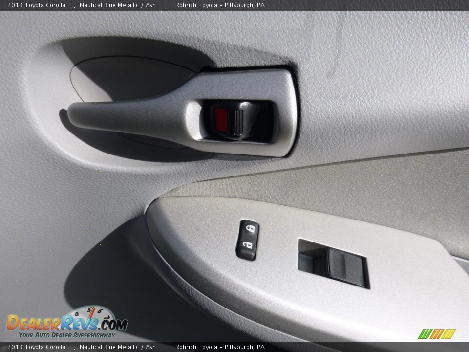 2013 Toyota Corolla LE Nautical Blue Metallic / Ash Photo #10