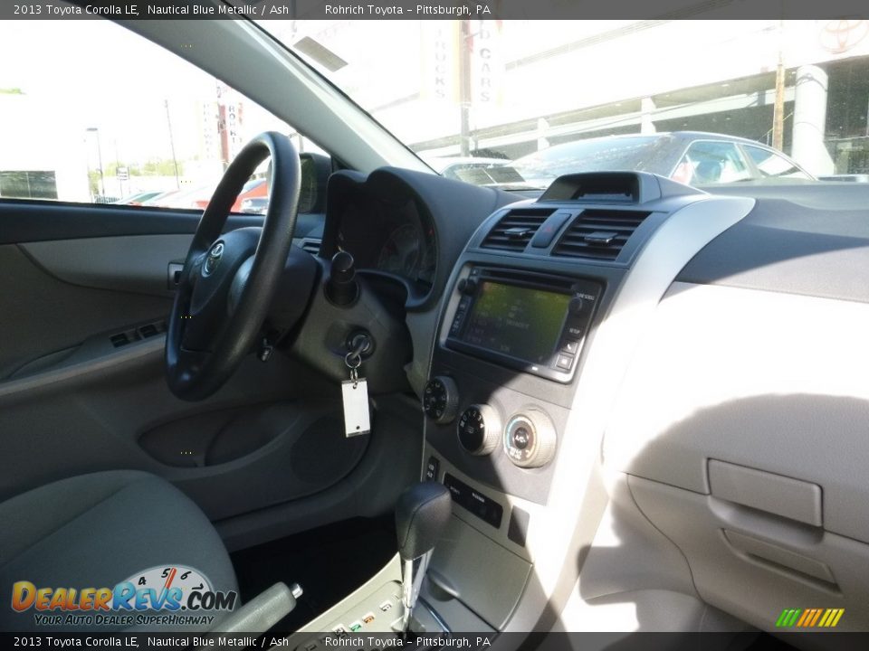 2013 Toyota Corolla LE Nautical Blue Metallic / Ash Photo #11