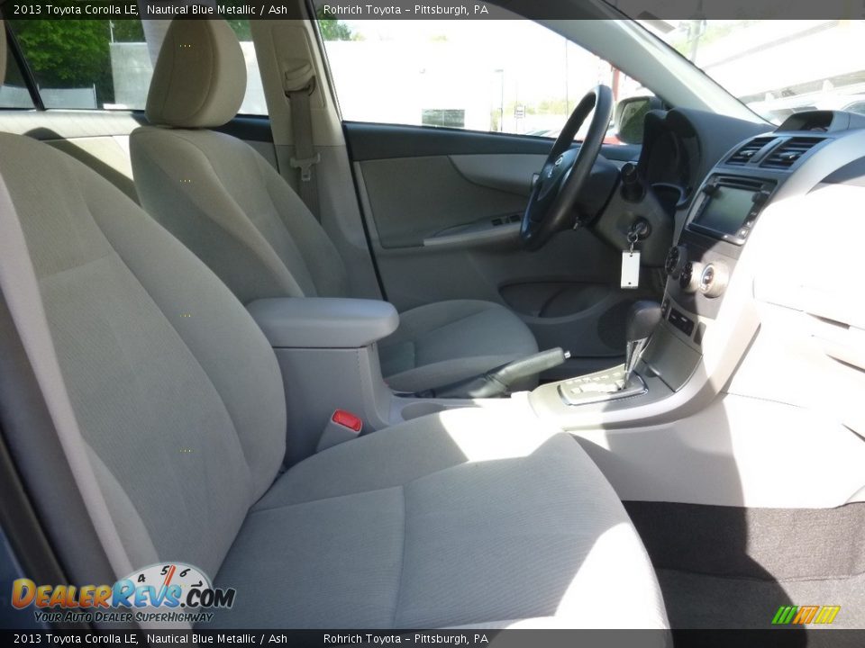 2013 Toyota Corolla LE Nautical Blue Metallic / Ash Photo #12