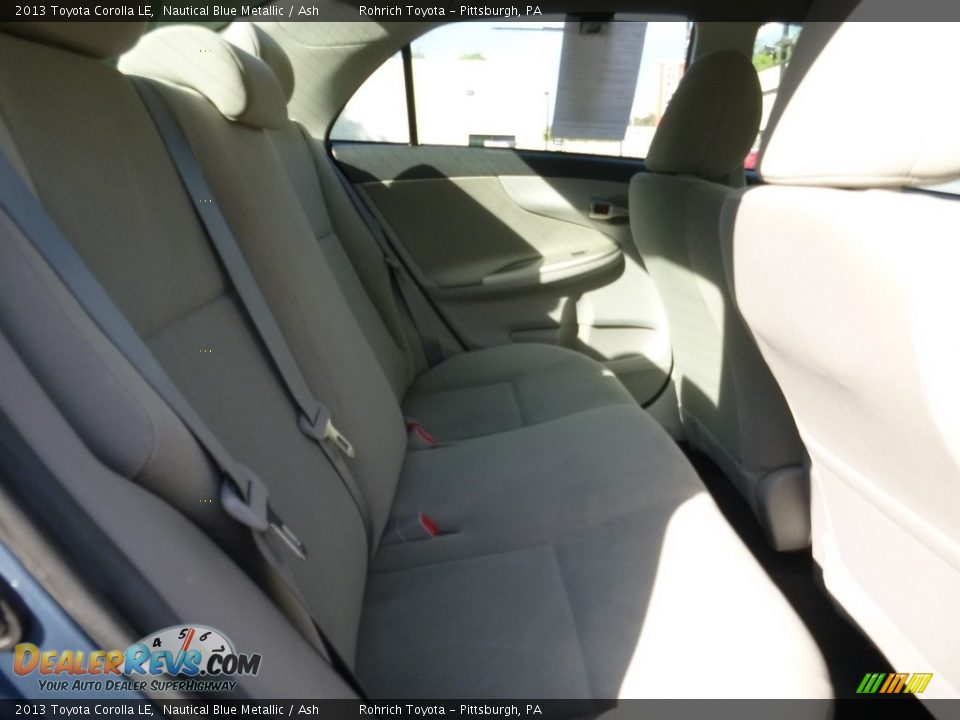 2013 Toyota Corolla LE Nautical Blue Metallic / Ash Photo #13