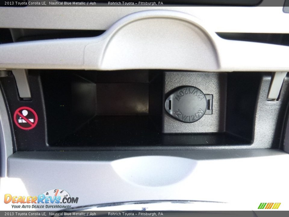 2013 Toyota Corolla LE Nautical Blue Metallic / Ash Photo #20