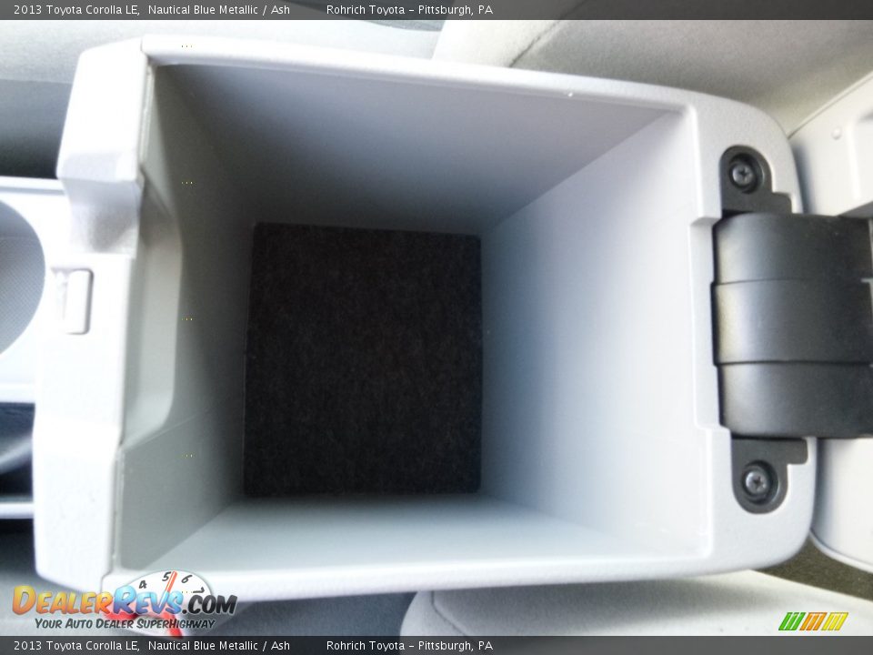 2013 Toyota Corolla LE Nautical Blue Metallic / Ash Photo #21