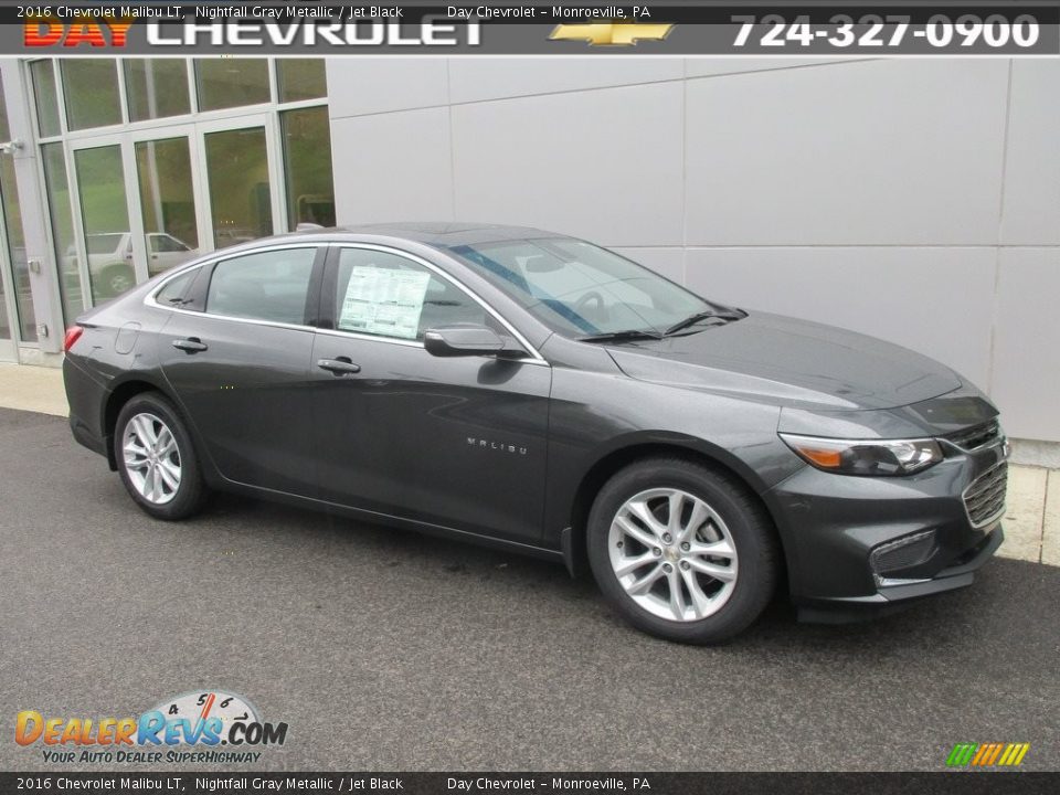2016 Chevrolet Malibu LT Nightfall Gray Metallic / Jet Black Photo #1