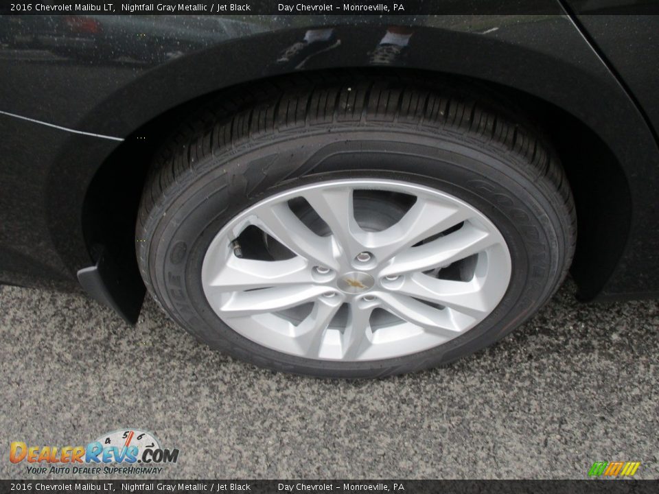2016 Chevrolet Malibu LT Nightfall Gray Metallic / Jet Black Photo #3
