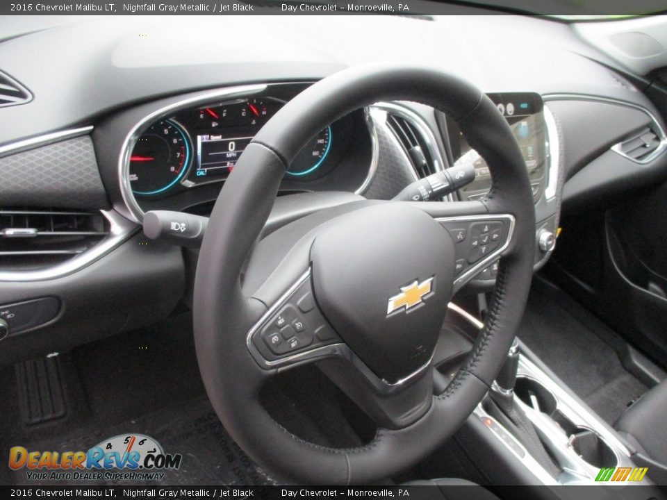 2016 Chevrolet Malibu LT Nightfall Gray Metallic / Jet Black Photo #14